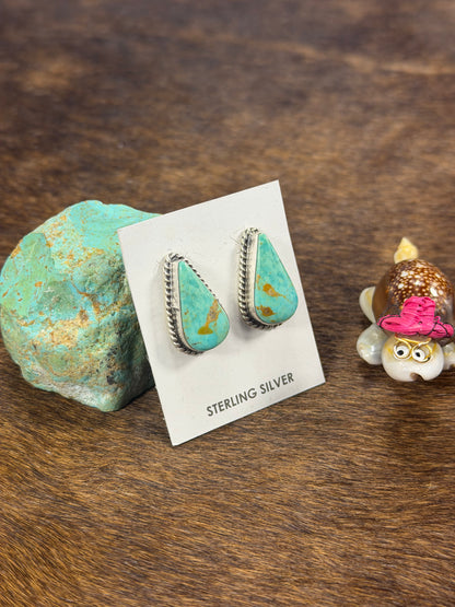 Royston Turquoise Tear drop Earring