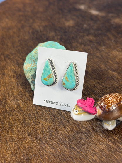 Royston Turquoise Tear drop Earring