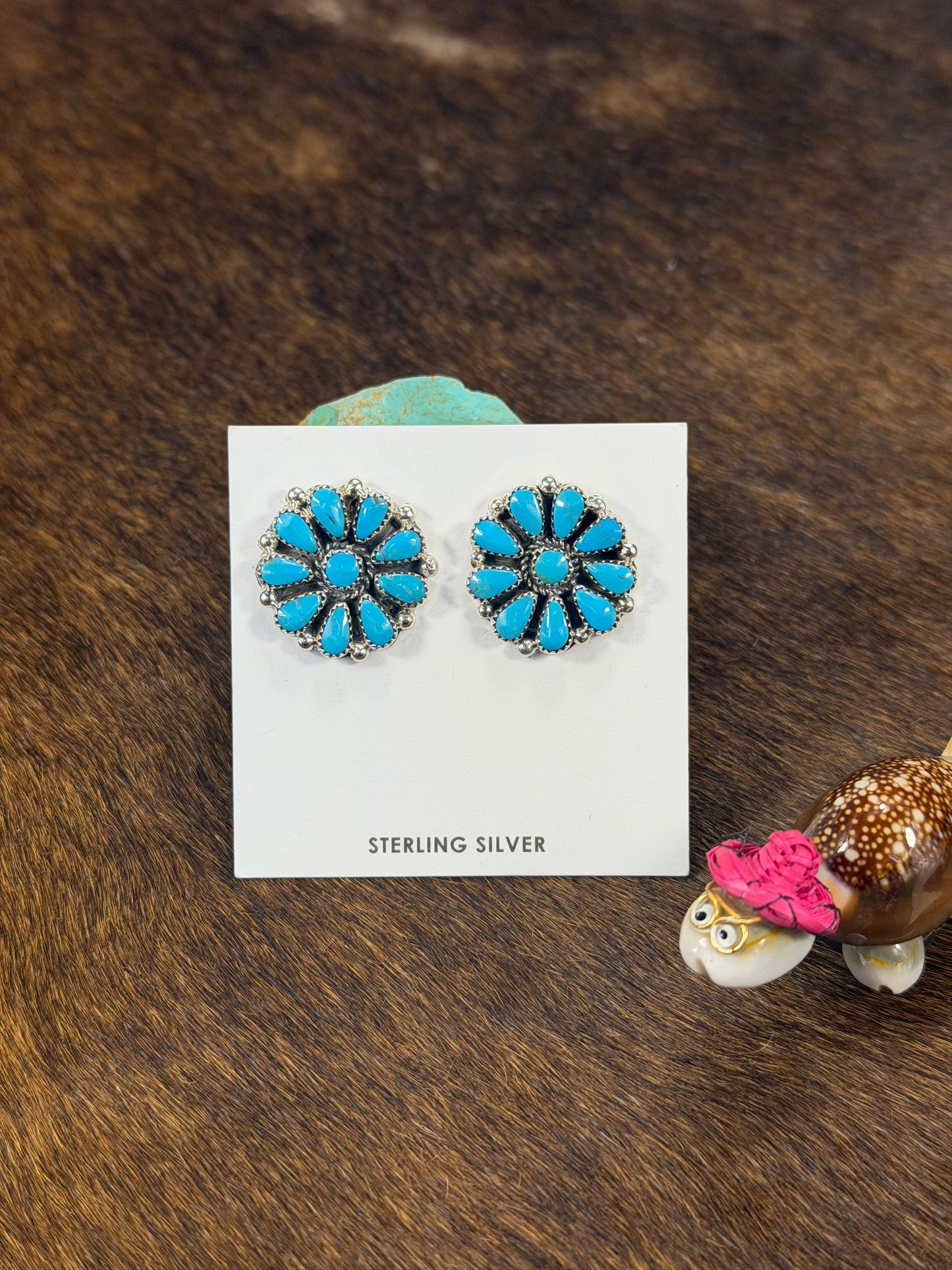 Kingman cluster Flower Earring