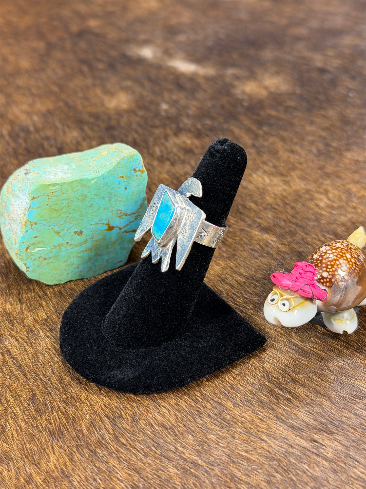 Kingman Thunderbird Ring