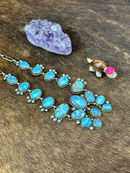 Golden Hills Sterling Silver Squash Blossom Set