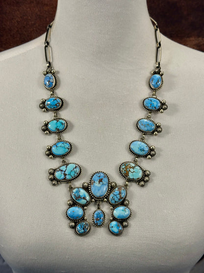 Golden Hills Sterling Silver Squash Blossom Set
