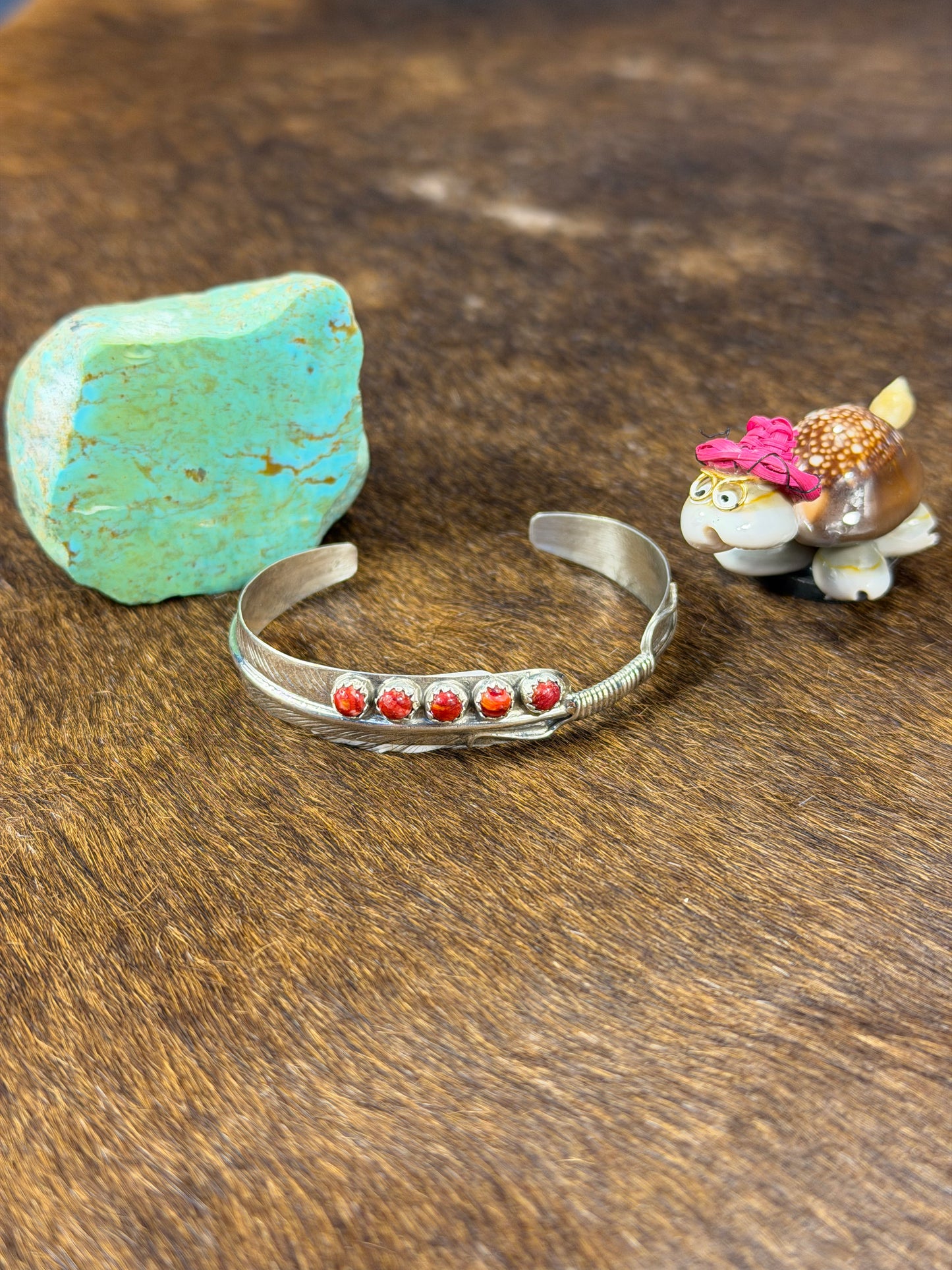 5 Stone Feather Breaclet