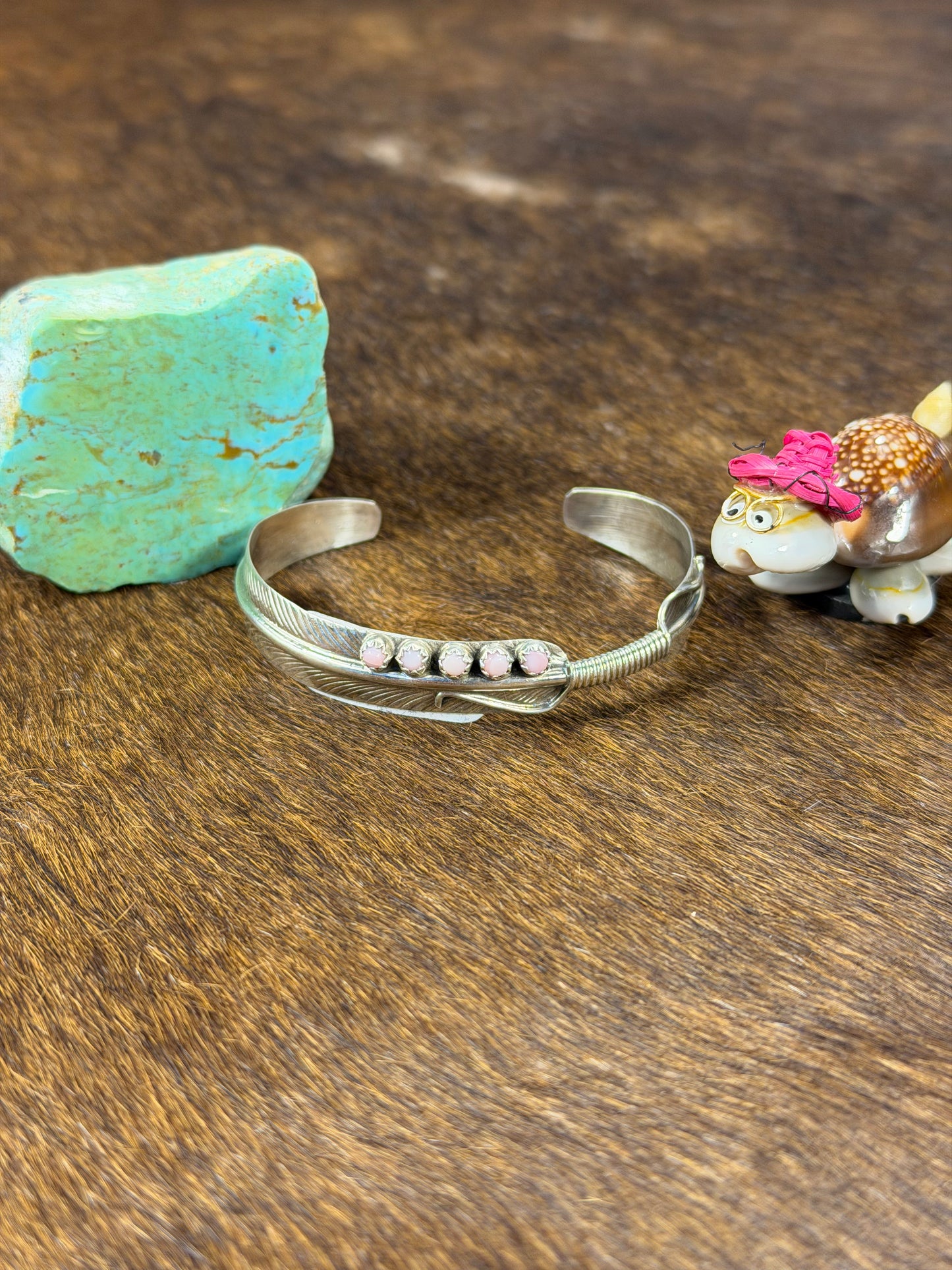 5 Stone Feather Breaclet