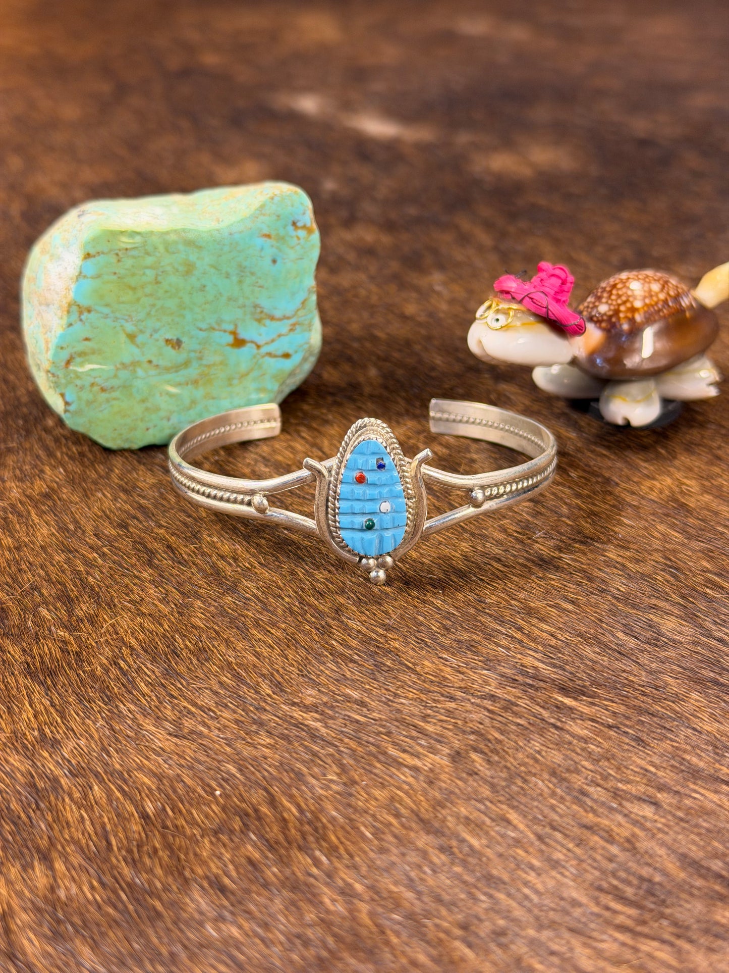 Zuni Turquoise Corn bracelet