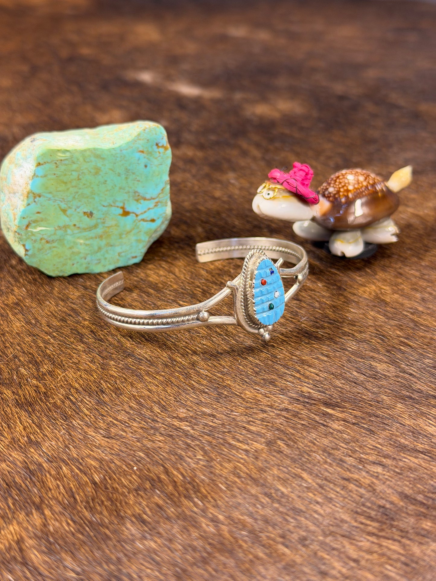 Zuni Turquoise Corn bracelet