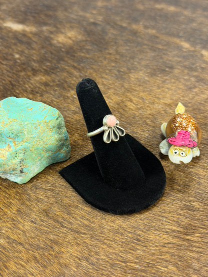 Pink Conch Fan Ring