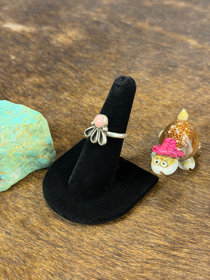 Pink Conch Fan Ring