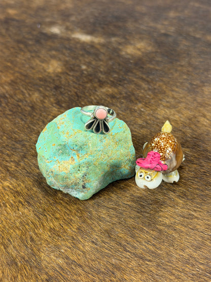 Pink Conch Fan Ring