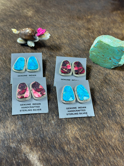 Matte Style Post Earrings