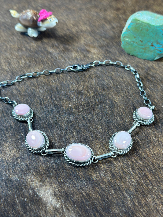 Pink Conch Choker Necklace