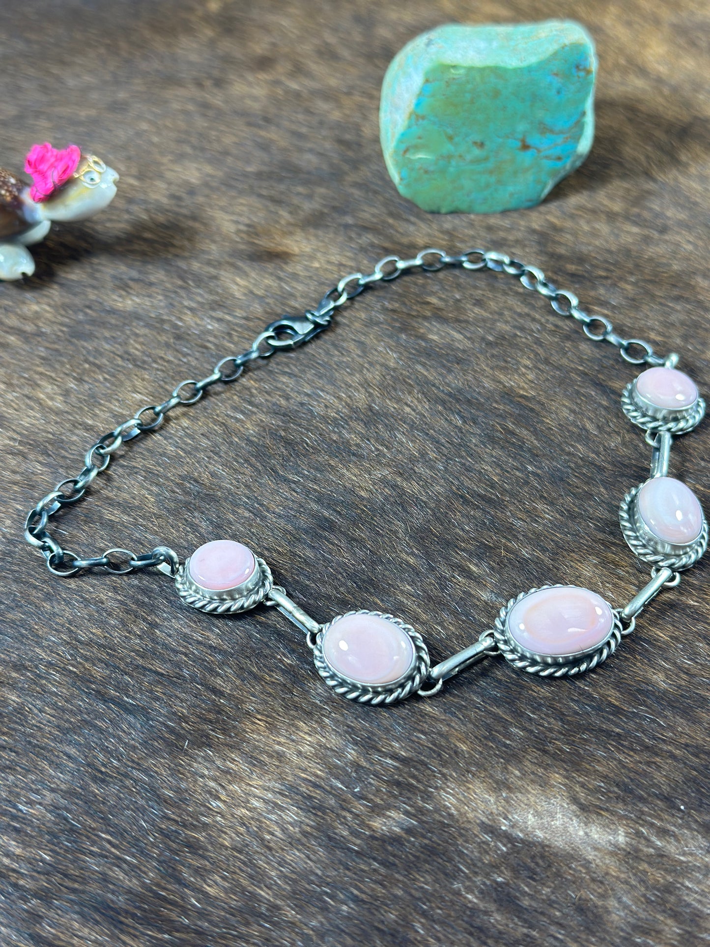 Pink Conch Choker Necklace