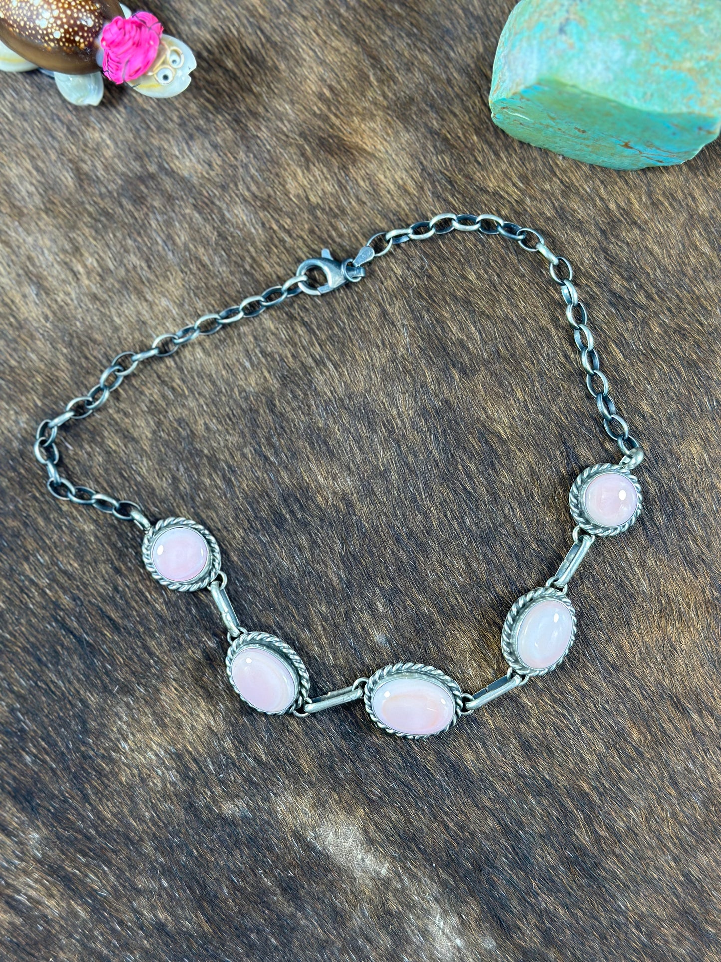 Pink Conch Choker Necklace