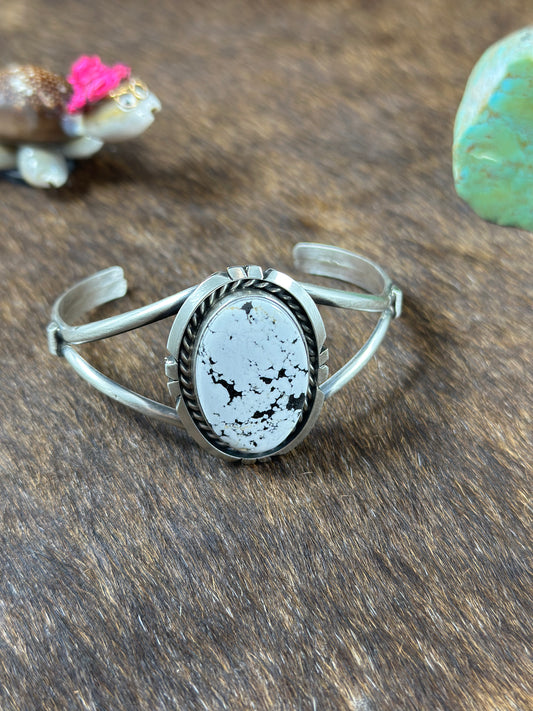White Buffalo Cuff