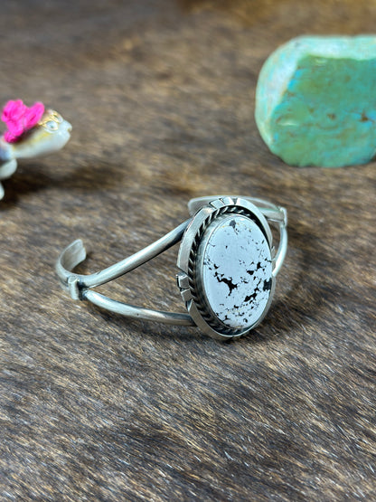 White Buffalo Cuff
