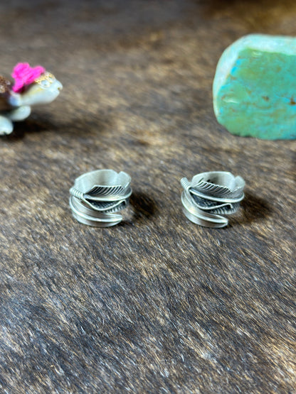 Sterling Silver Leaf Ring