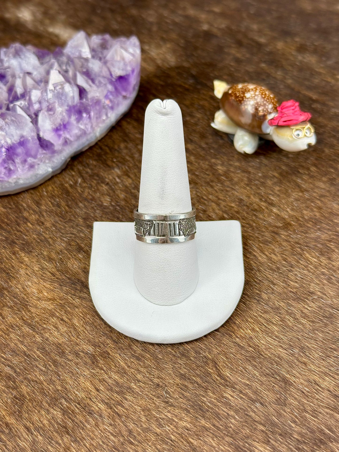 Sterling Silver Inlay Ring