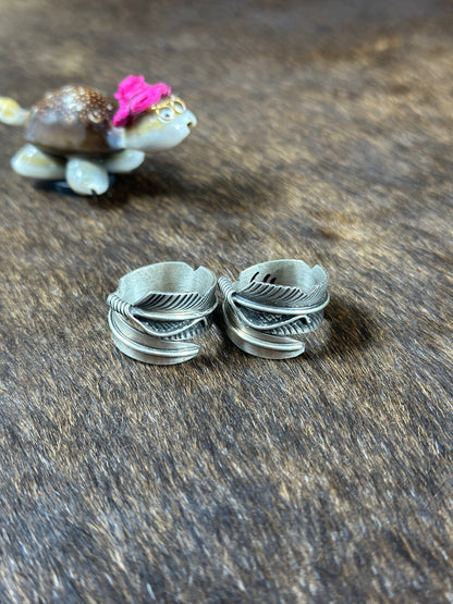 Sterling Silver Leaf Ring