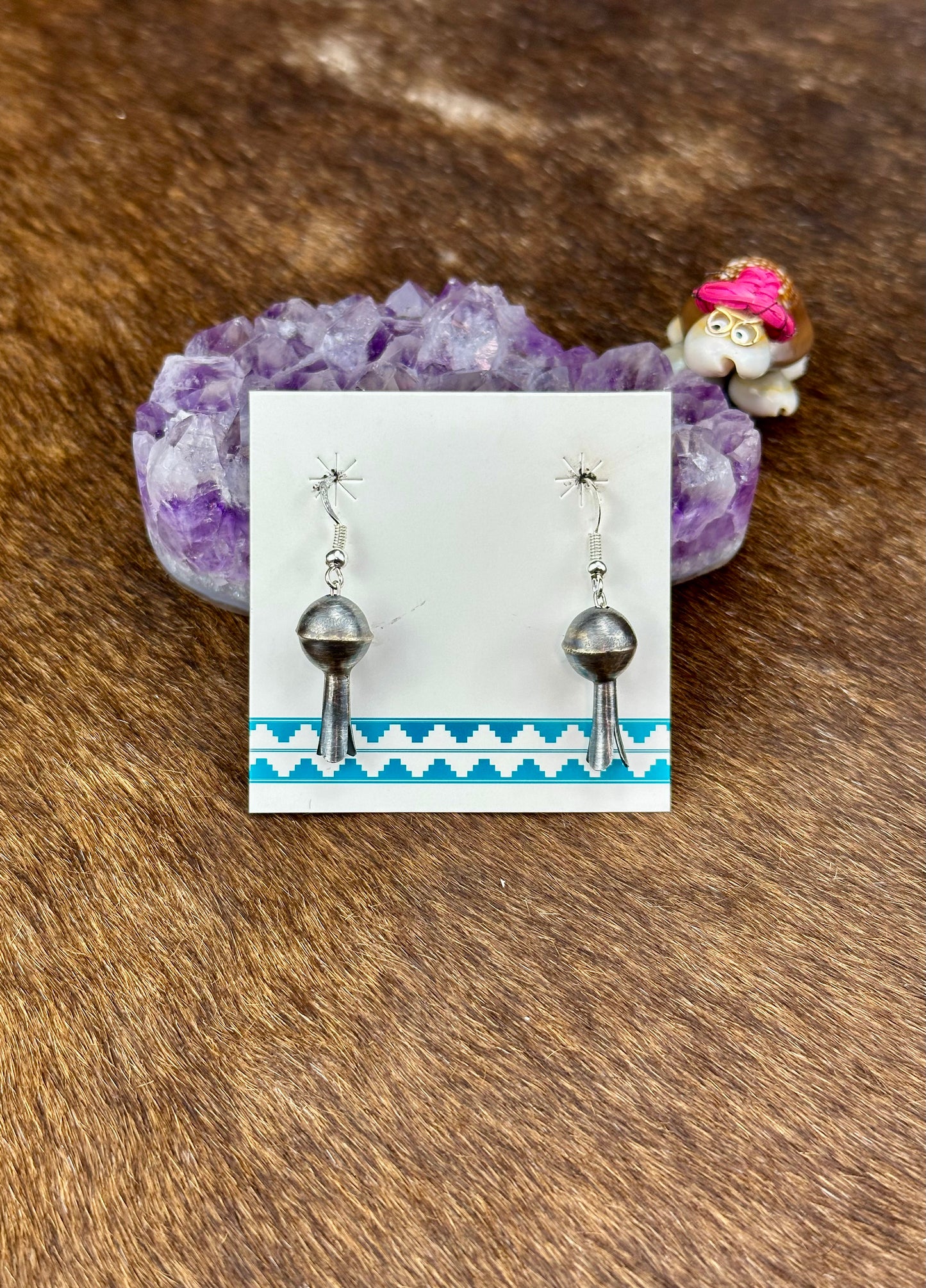 Sterling Silver Blossom Dangle Earrings