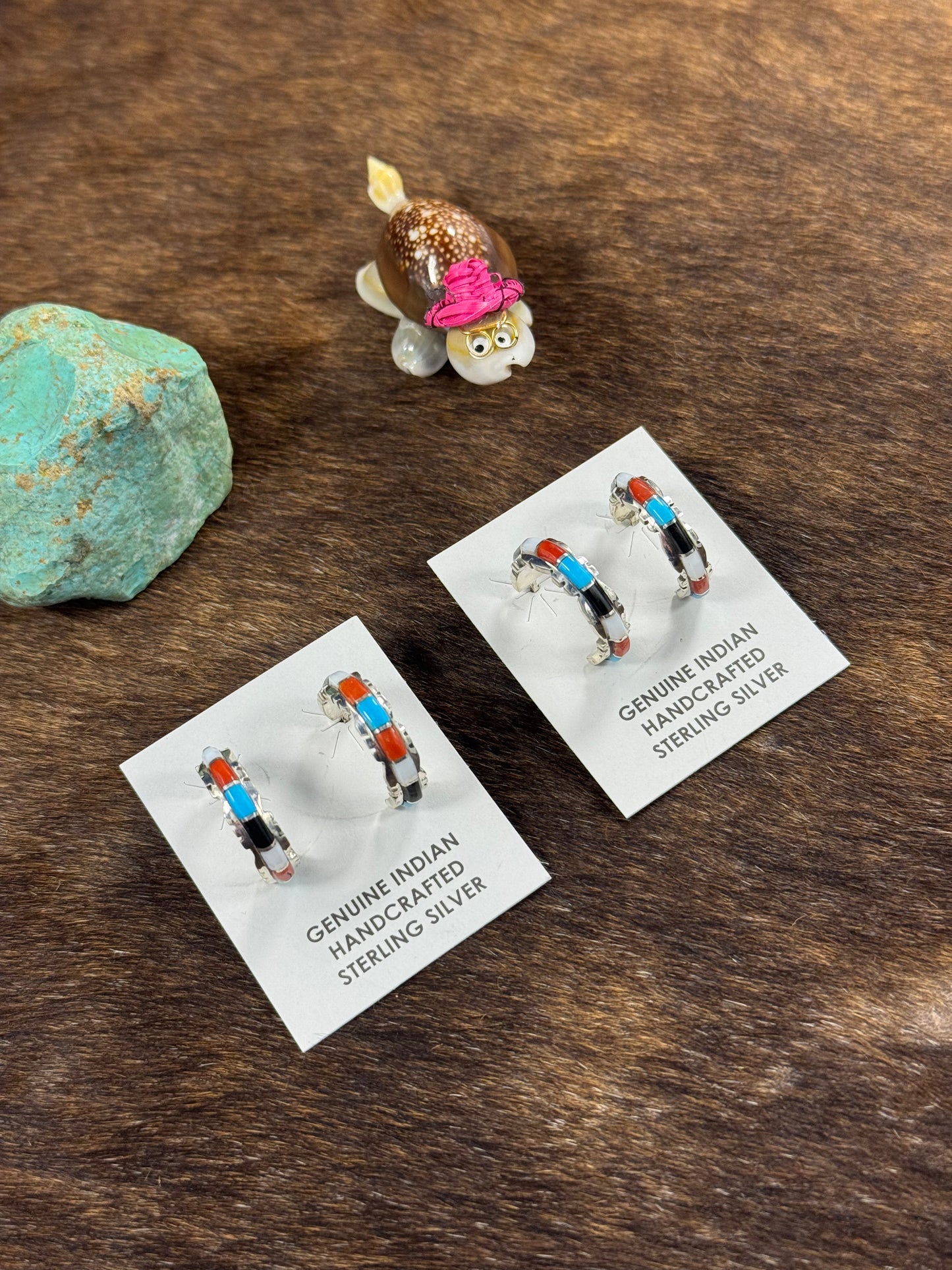 Multi Color Hoop Earring