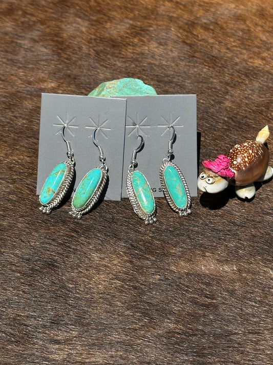 Kingman Oval Dangle Earring