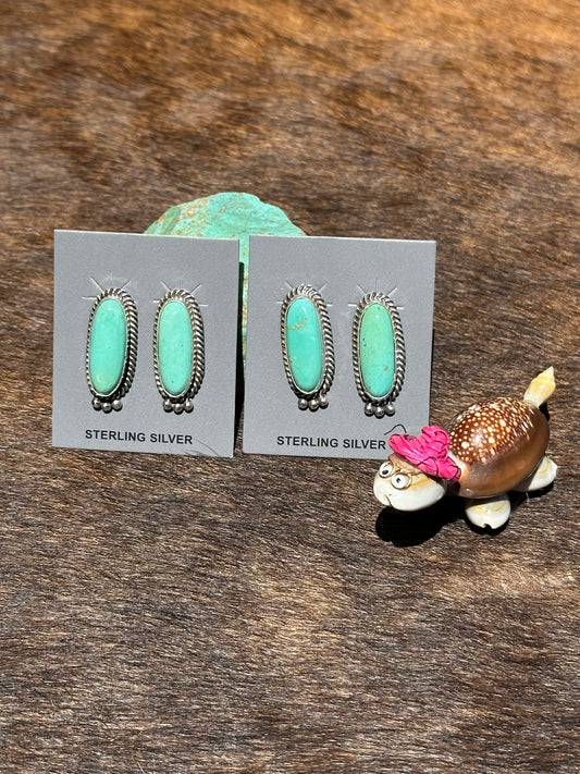 Kingman Oval Post Earring