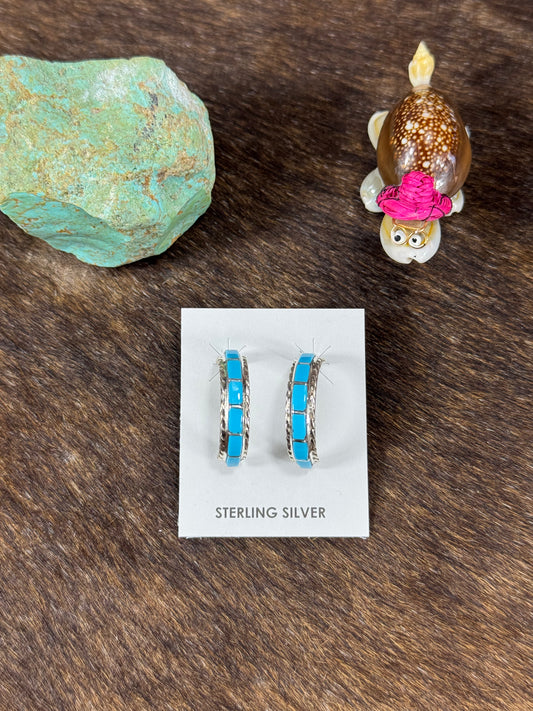 Kingman Inlay Earring