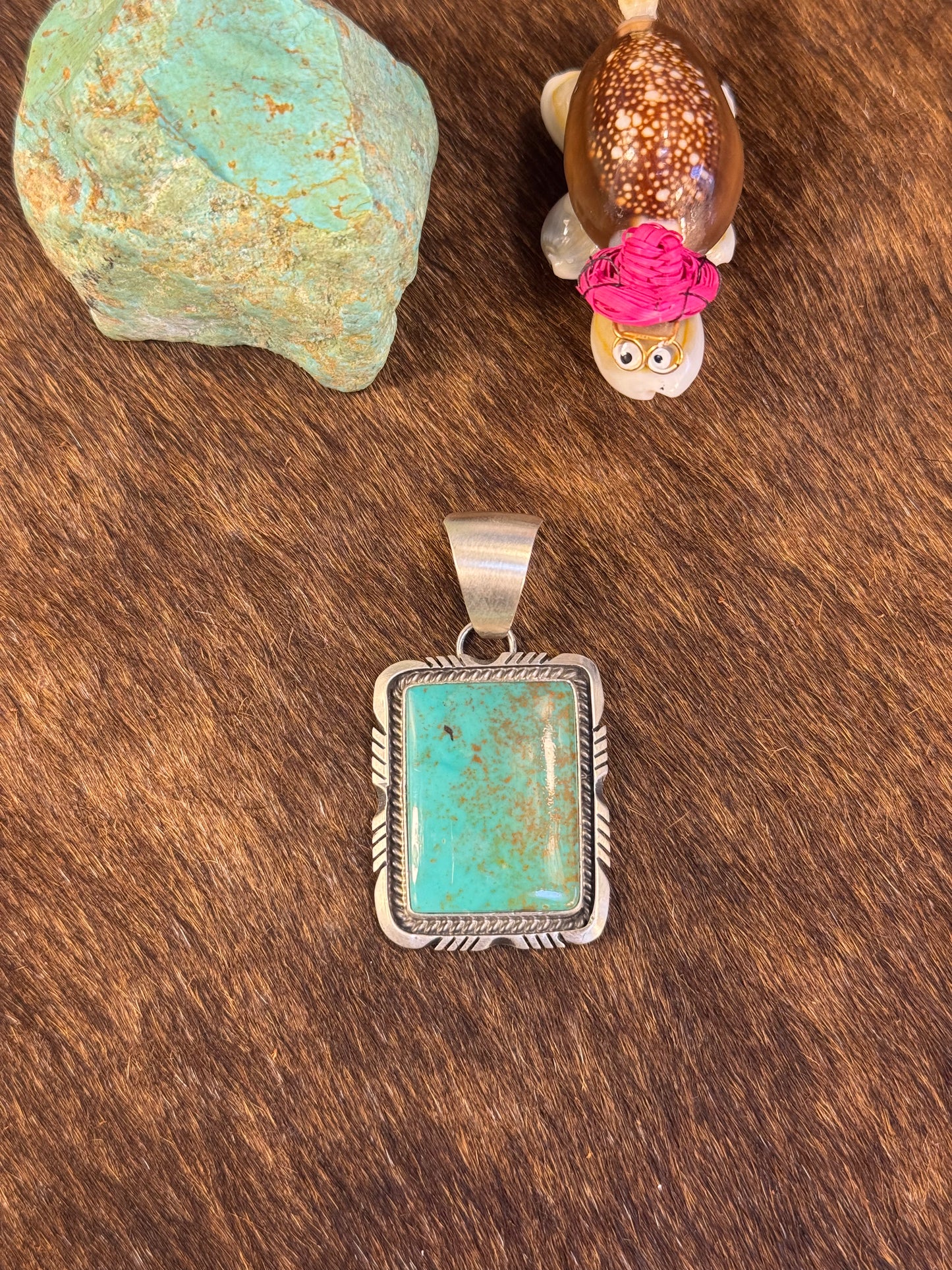 Kingman Turquoise Pendant