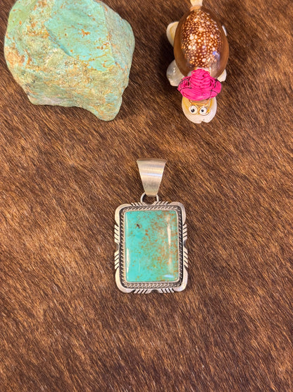 Kingman Turquoise Pendant