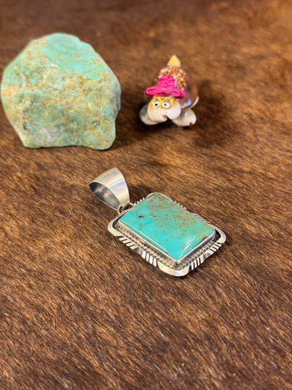Kingman Turquoise Pendant