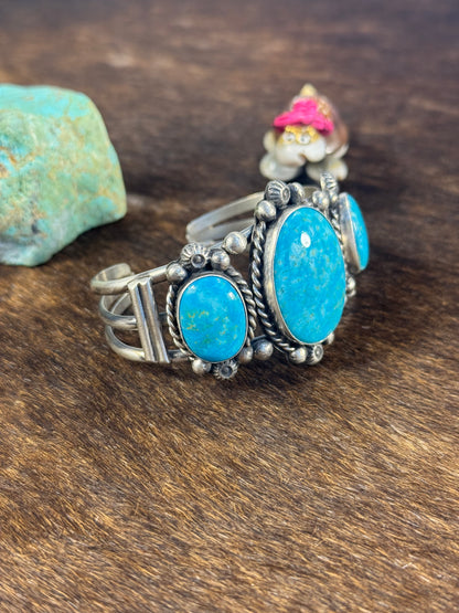 Kingman 3 Stone Bracelet