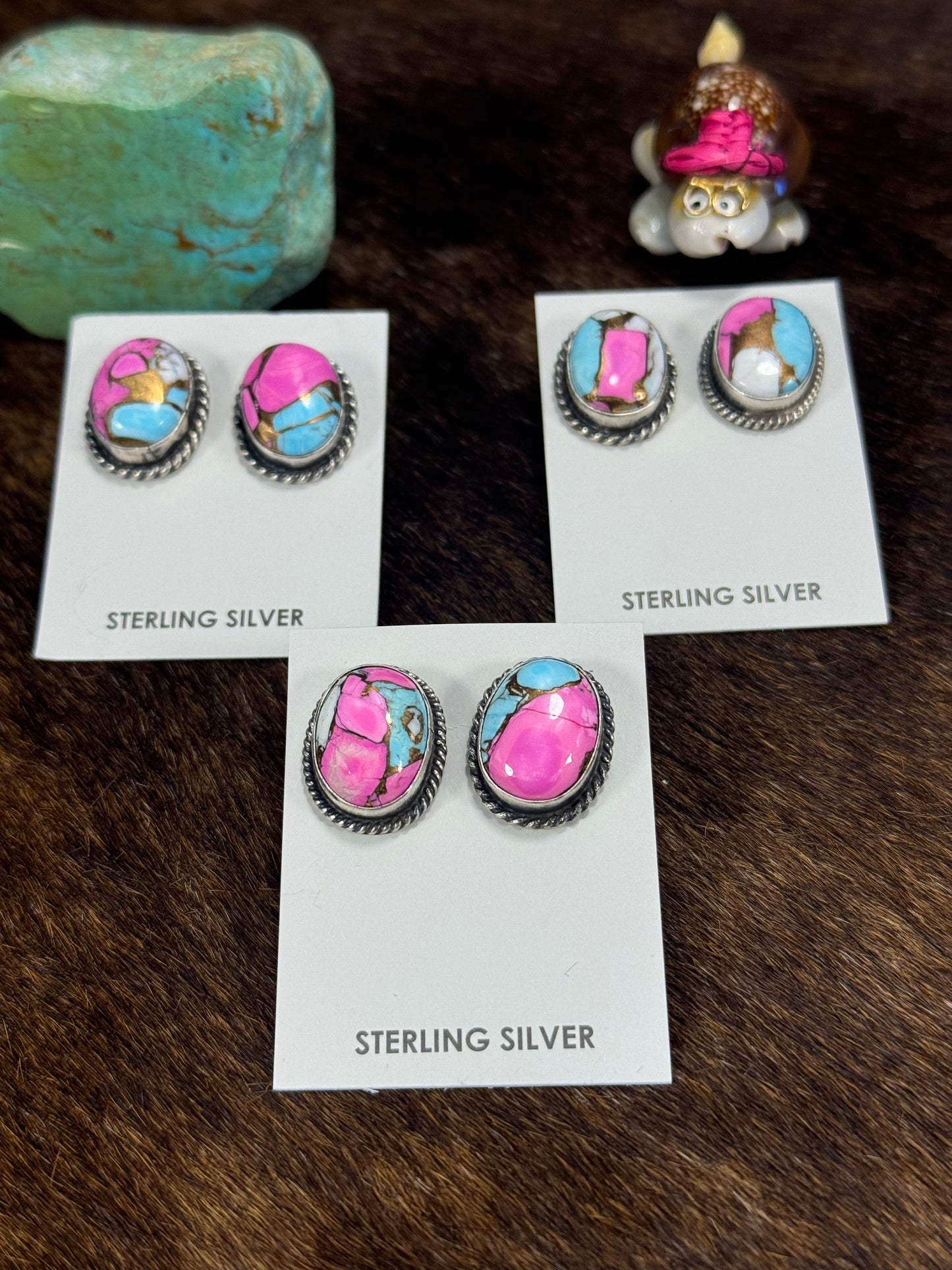 Cotton Candy Stud Earring