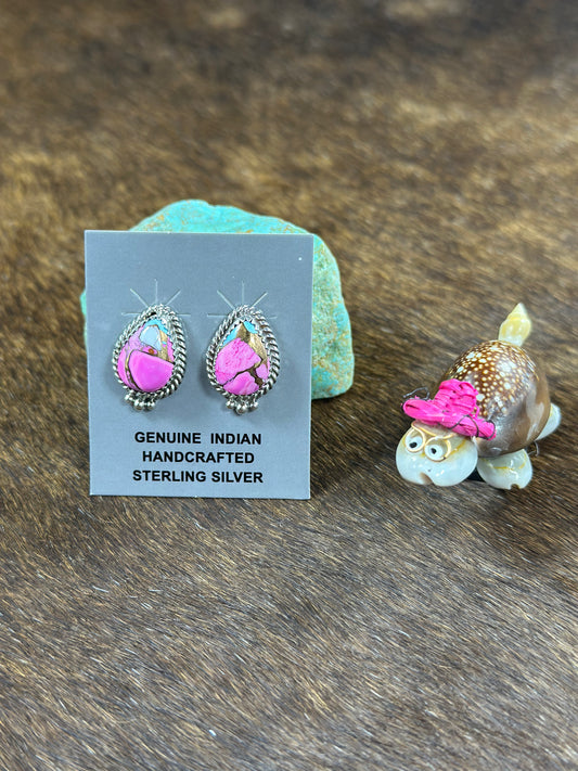 Teardrop Cotton Candy Earring