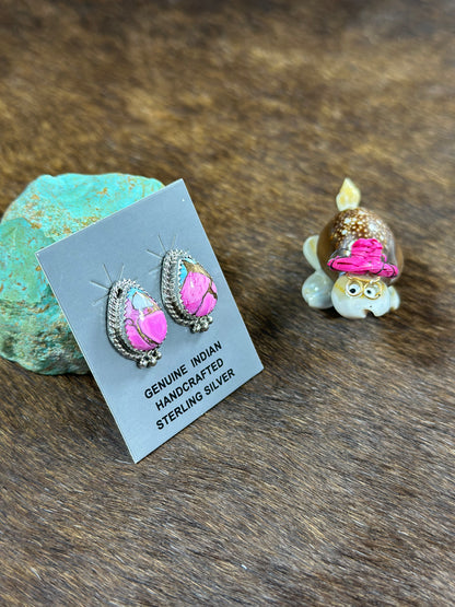 Teardrop Cotton Candy Earring