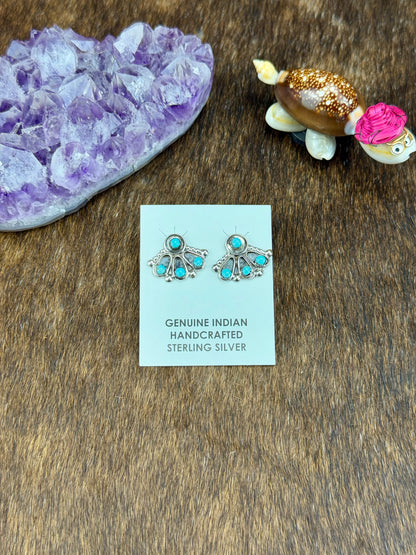 Kingman Turquoise Dress Earrings
