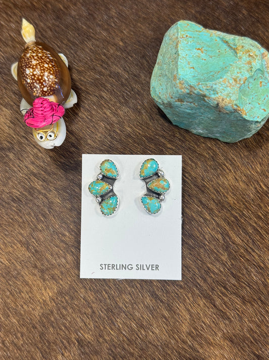 Kingman Half Cluster Earring