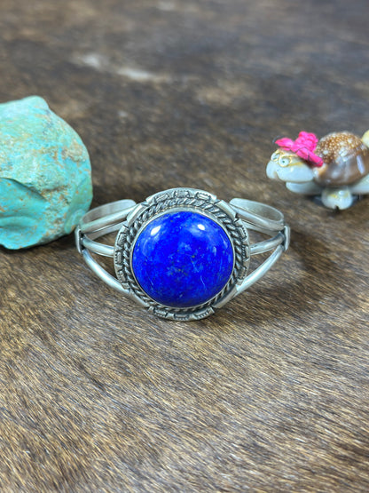 Lapis Circle Bracelet