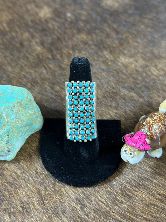 Kingman Snake Eyes Ring