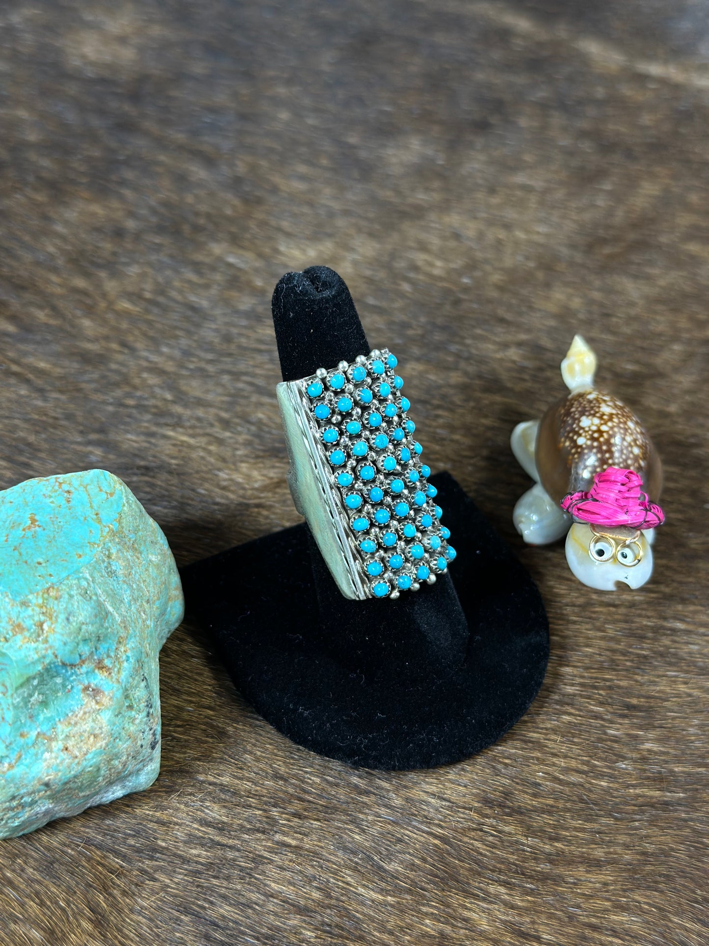 Kingman Snake Eyes Ring