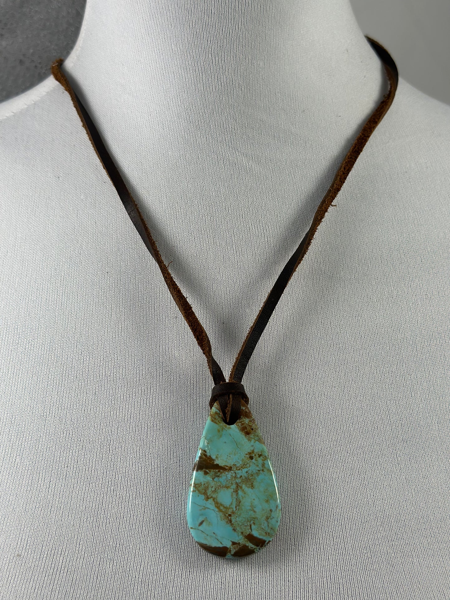 Kingman Leather Necklace