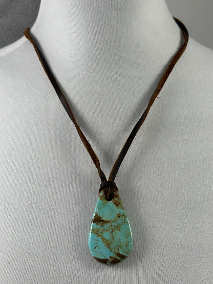 Kingman Leather Necklace