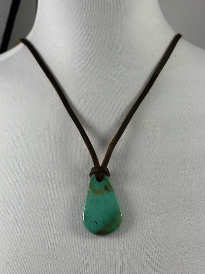 Kingman Leather Necklace