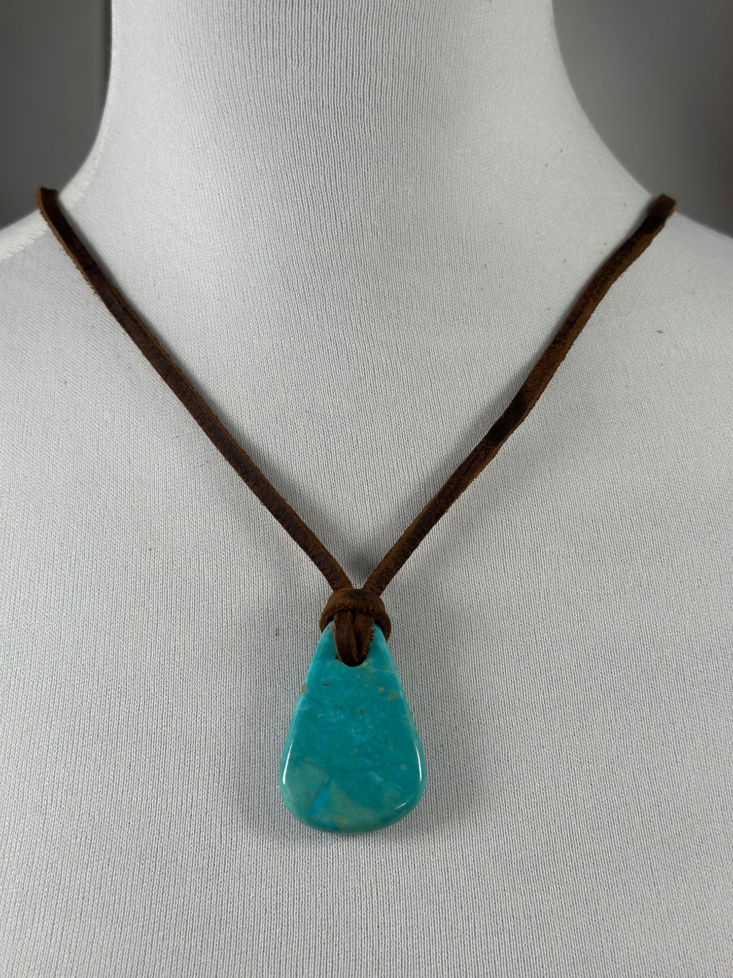 Kingman Leather Necklace