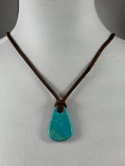 Kingman Leather Necklace