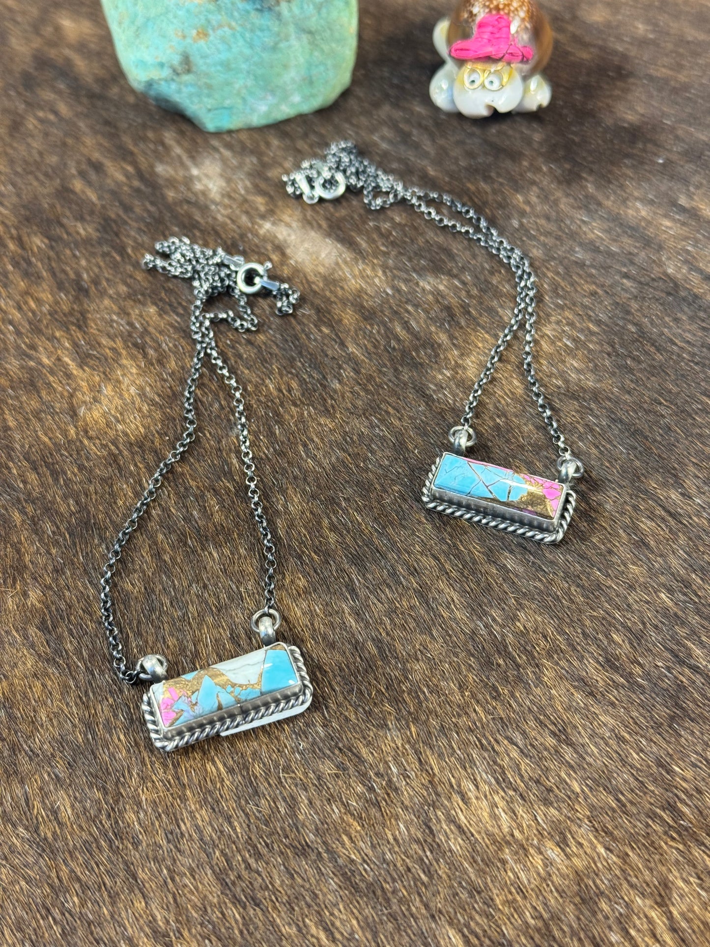 Cotton Candy Bar Necklace