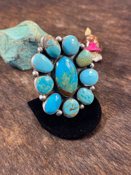 Kingman Turquoise Large Ring