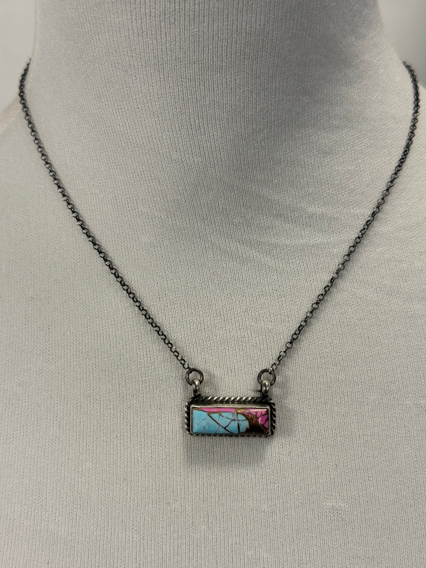 Cotton Candy Bar Necklace