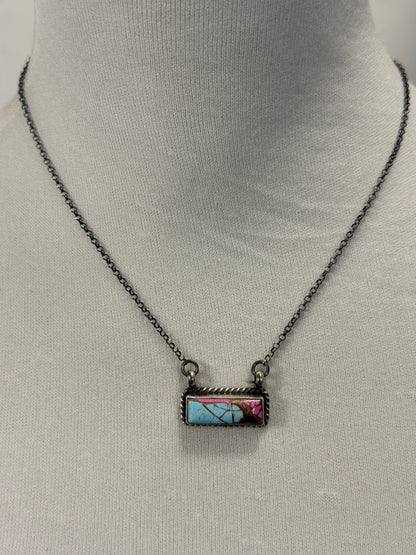 Cotton Candy Bar Necklace