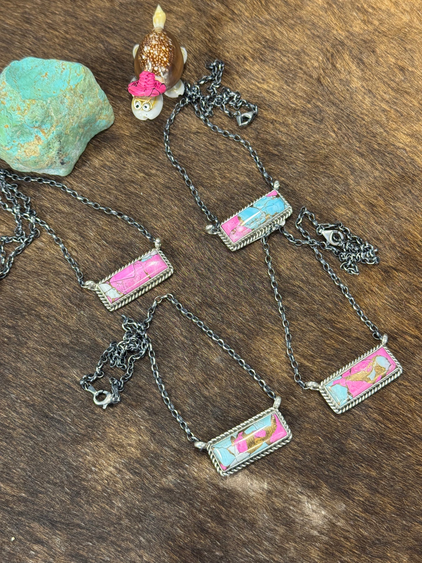 Cotton Candy Bar Necklace