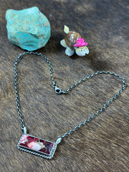 Dalia Rose Bar Necklace